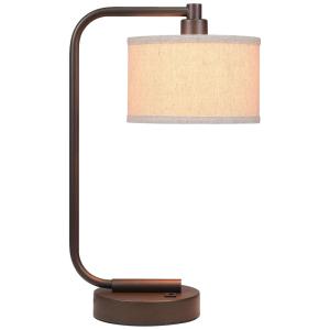 Luminária de Mesa Clássico em Metal, XINBEI LIGHTING XB TL1226 DB, Dourado