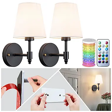 Conjunto de Luminária de Parede