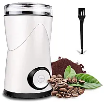 Moedor de Grãos de Café, Aço Inox, Até 70gr, 110v, KEENSTONE, Branco