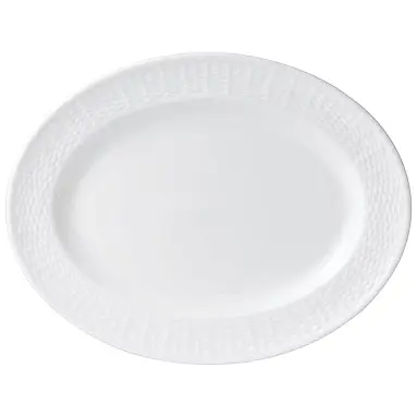 Prato Oval de Porcelana com