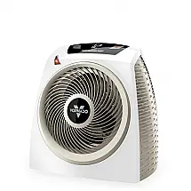 Aquecedor de Ambiente Vornado AVH10 Branco Circulação Vórtice Controle Automático de Clima 2 Níveis 120V