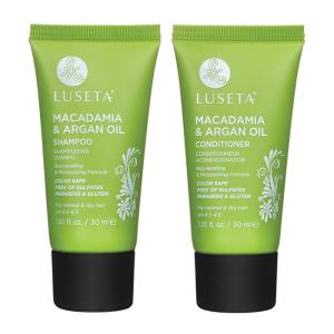 Shampoo e Condicionador Luseta Macadâmia e Óleo de Argan Kit de Viagem 30ml