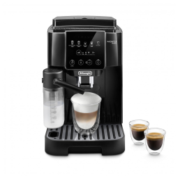 Máquina Automática de Café Expresso DeLonghi Magnifica Start com Espumador de Leite Automático, Moedor Integrado, 5 Receitas com Um Toque,