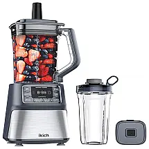 IKICH Liquidificador de Bancada de 1.5L com Alta Velocidade e Tela LCD, 1000W, 110V, Cinza
