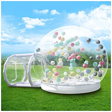 Casa Inflável de Bolha Transparente