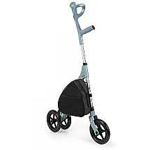 Andador para Idosos e Adultos com Rodas Resistentes e Bolsa Portátil, até 125 Quilos, DAILYLIFE, Azul