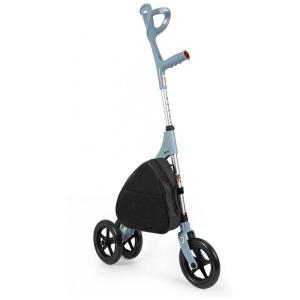 Andador para Idosos e Adultos com Rodas Resistentes e Bolsa Portátil, até 125 Quilos, DAILYLIFE, Azul