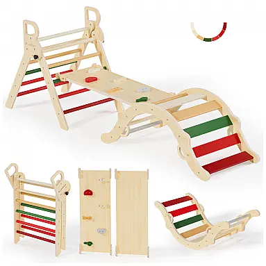 Conjunto BlueWood Pikler Triangle, Brinquedo
