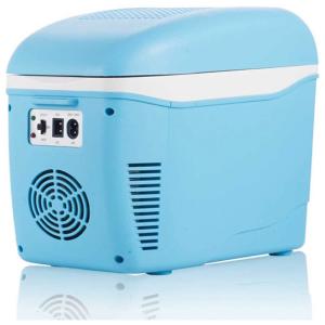 DFYR Mini Geladeira, Cooler Automotiva Elétrico Portátil 7.5L, 110V, Azul