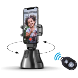 Jourmind Suporte para Celular com Rastreamento de Rosto 360 Automático, Preto