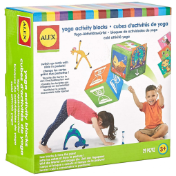 Kit Blocos de Exercícios Divertido e Educativo com 29 Peças Para Crianças de 3 ou Mais, ALEX TOYS 245002 5, Azul