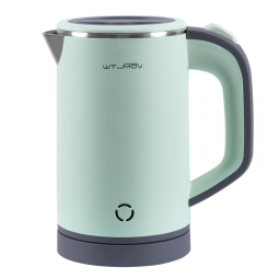 Chaleira Elétrica 0,8L com Desligamento Automático, Aço Inoxidável, 110V 600W, WTJMOV, Verde