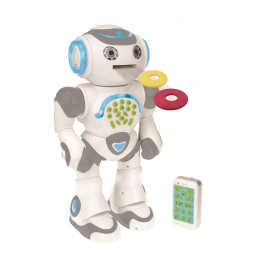 Robô Programável Inteligente LEXiBOOK ROB80US com Controle Remoto para Crianças Acima de 6 Anos, Cinza