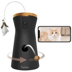Comedouro Interativo com Câmera Wi Fi para Cães, FURBO 2, Branco