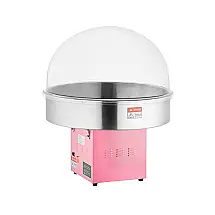 Máquina de Algodão Doce Elétrica Profissional em Aço Inoxidável, 110V 1080W, Harrison Greys, Rosa