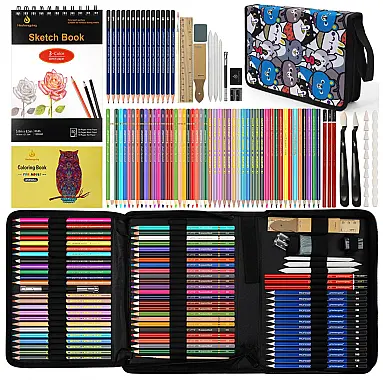 Kit de desenho 100 peças
