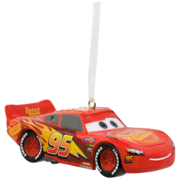 Enfeite de Natal Hallmark Keepsake Disney/Pixar Cars Lightning McQueen, Resina 4,3x3,2x1,9 cm