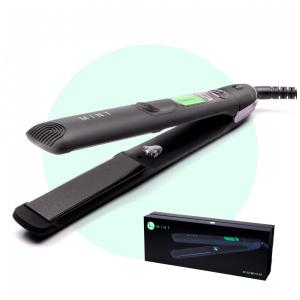 Chapinha Prancha de Cabelo Profissional com Placas de Turmalina e Cerâmica Iônica, Bivolt, MINT, Preto