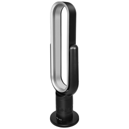 Ventilador de Torre sem Lâminas com 10 Velocidades, Silencioso, 110V, Simple Deluxe, Preto
