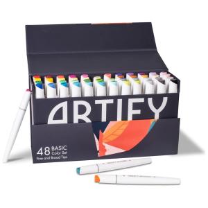 Kit de Canetas Profissionais com Estojo e Bolsa para Transporte 120 Peças, ARTIFY