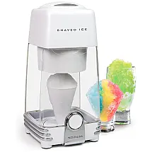 Máquina de Raspadinha Retro Inclui 1 Copo Reutilizável e Molde de Gelo, 110V, Nostalgia, Branca