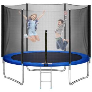 Cama Elastica Capacidade até 270 kg e Tamanho 3 Metros, LUKDOF, Preto