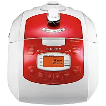 Panela Elétrica de Arroz, 1,4 L, 700 W, 110 V, branca e vermelha, CUCKOO CRP FA0610FR, Vermelho