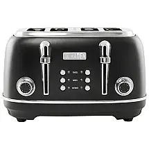 Torradeira de 4 Fatias com 6 Níveis de Tostagem, 1500W, 110v, HADEN 75044, Rosa