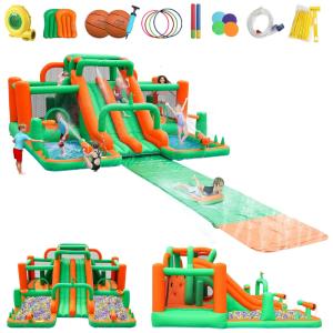 Parque Aquático Inflável INFLATEFLY para Crianças - Diversão Molhada ou Seca!