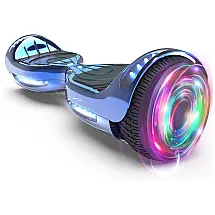 Hoverboard Elétrico com Luz LED, Auto Equilíbrio e Bluetooth, HOVERSTAR, Azul