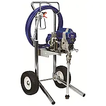 Pistola de Pintura, tinta pulverizadora airless com carrinho, 110 V, GRACO 17C305, Prateado