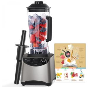 Liquidificador Profissional de Bancada 1.8L, 2 Velocidades, 1400W, 110v, ENFMAY, Cinza