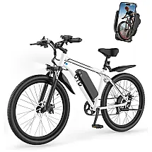 Bicicleta Elétrica OTD para Adultos com Suporte para Celular, 45 Milhas de Alcance, Bateria Removível de 48V 624Wh, Motor de 800W