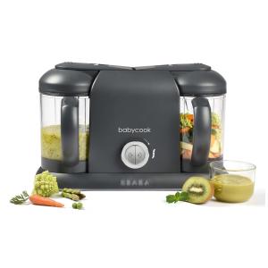 Processador de Alimentos para Bebês Babycook 4 em 1, Panela Vapor, Liquidificador, 2 Potes 148, 236ml, 110v, BEABA 912592, Rosa claro