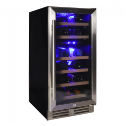 Koolatron Adega de Vinhos Embutida, Refrigerador de Vinhos 28 Garrafas, Gabinete Embutido para Champanhe, Vinho Tinto e Branco