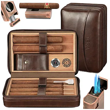 Umidificador para Charutos TISFA Marrom
