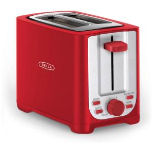 Torradeira Elétrica 2 Fatias com Desligamento Automático, 900W 240W, BELLA , Vermelha