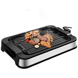 Churrasqueira Elétrica Portátil serve 5 Porções, 1500W, 110v, COSTZON FWAM 03661, Preto