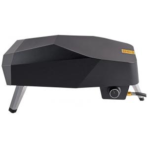 Forno de Pizza a Gás Portátil com Regulador de Gás Propano, Mangueira, Casca de Pizza e Pedra, Henshar, Preto