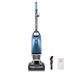 Aspirador de Pó Vertical Vacmaster UB0302E Azul 2,6L com Bolsa, Leve e Potente com Sucção de 2 Motores e Filtração HEPA, Luz LED para pelos