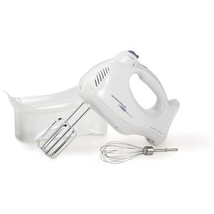 Batedeira de Mão com 6 Velocidades e Acessórios, 275W, Branca, 110v, HAMILTON BEACH 62695V, Branco