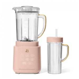 Liquidificador de bancada Beautiful PowerExact Rosé, 700W, jarra Tritan 1,47L, copo individual 590ml, 3 velocidades, 4 programas, 110V
