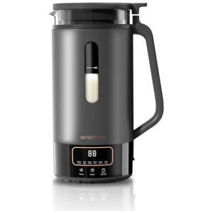Máquina de Leite Vegetal 350mL com 6 Predefinições, Trava de Segurança e Desligamento Automático, Intasting, Preta