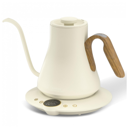 Chaleira elétrica Cocinare FLOW B9 Morandi White 0,9L bico pescoço de ganso controle de temperatura 1500W 110V