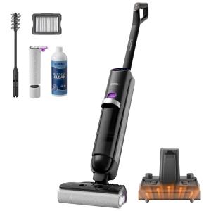 Aspirador e Mopa Sem Fio Eureka RapdiWash 730 Roxo Molhado e Seco, Autolimpeza a 85°C, Bateria de Longa Duração - Para pelos de animais