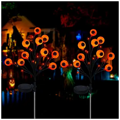 Kit Estaca Solar Iluminada Decorativa