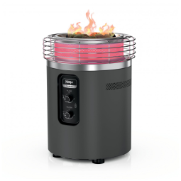 Ninja Fireside360 - Aquecedor Externo e Fogueira Portátil 3 Modos, Chama Sem Fumaça, Controle Fácil, 80.000 BTUs