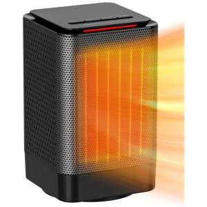 TABYIK Aquecedor Elétrico com 3 Modos e Proteção Contra Super Aquecimento, 1500W, 110V, Preto