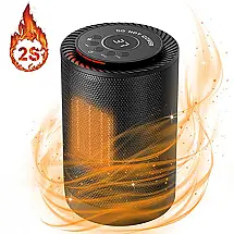 SENDOW Aquecedor Elétrico Portátil, 1200 W PTC Termostato Ajustável 110V