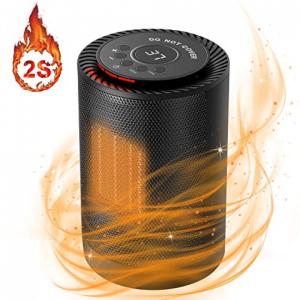 SENDOW Aquecedor Elétrico Portátil, 1200 W PTC Termostato Ajustável 110V